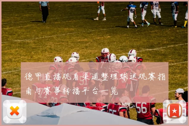 德甲直播观看渠道整理球迷观赛指南与赛事转播平台一览